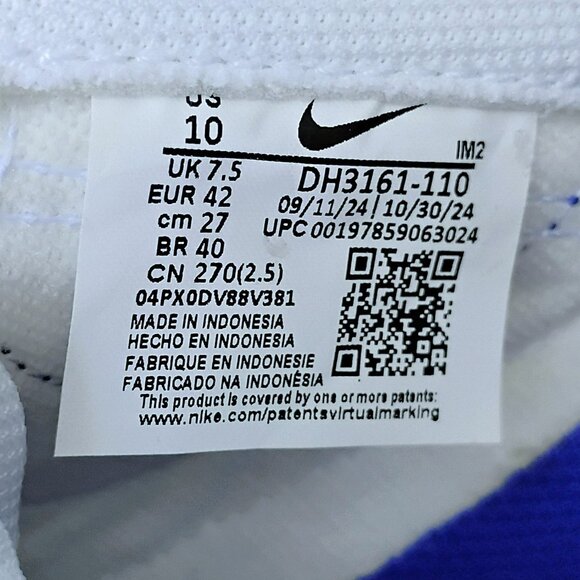 Nike Women's Court Legacy Next Nature Sneaker in Amazing White/Deep Night-Sail - Picture 9 of 12